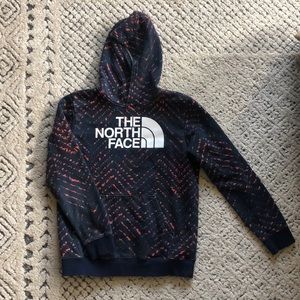 The North Face Sweatshirt Blue and Orange Youth Lg